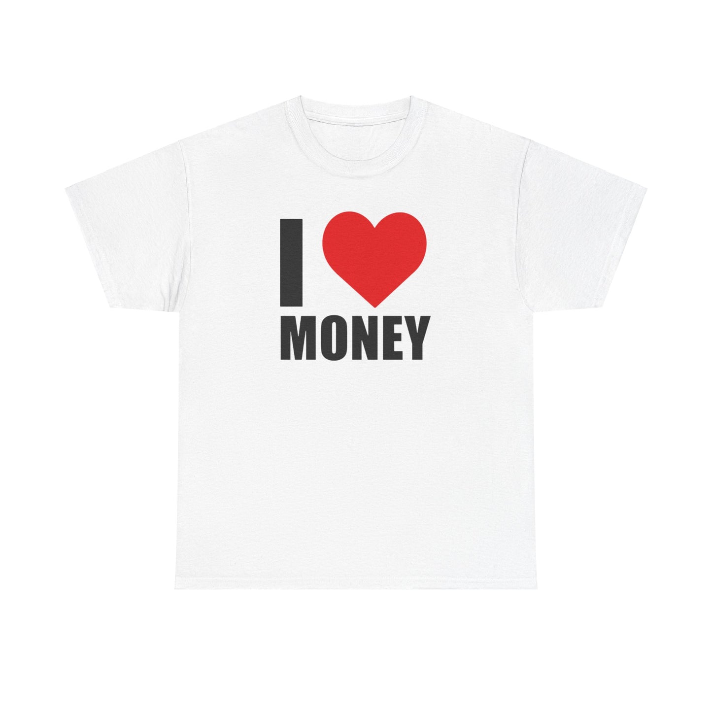 I ❤️ Money Graphic Tee Shirt