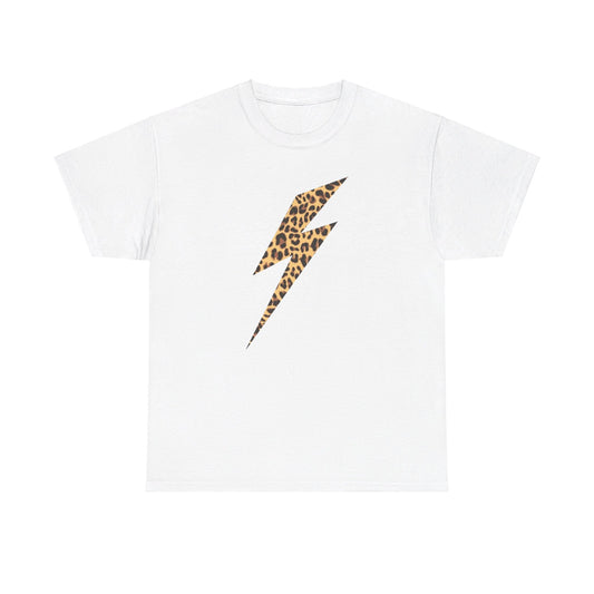 Thunder Leopard Graphic Tee Shirt