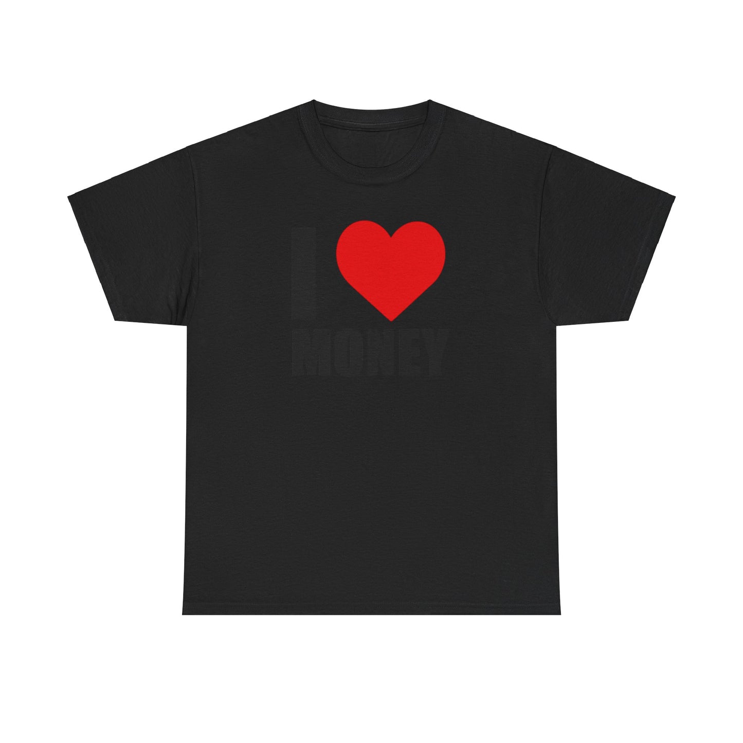 I ❤️ Money Graphic Tee Shirt