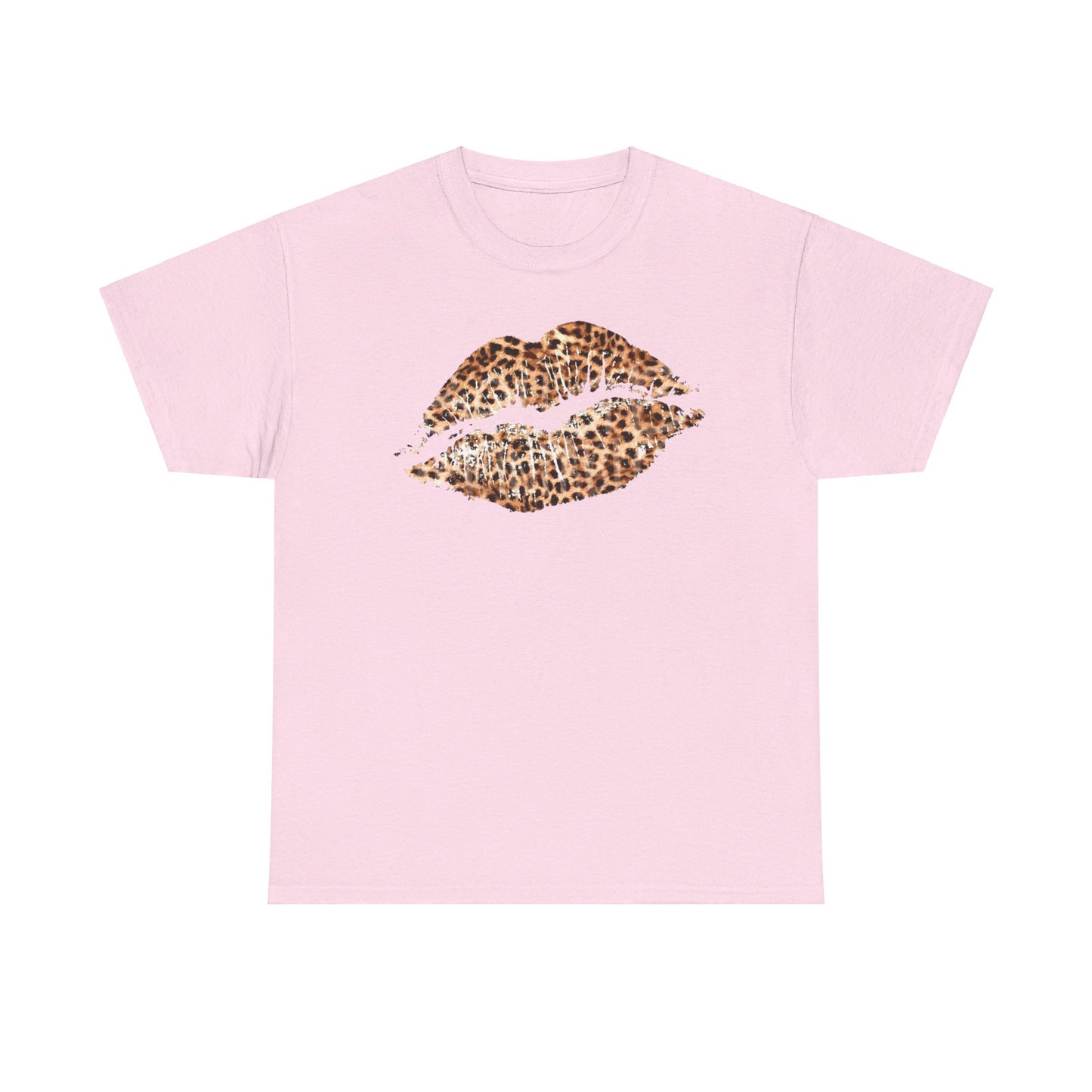 Leopard Lips Graphic Tee Shirt