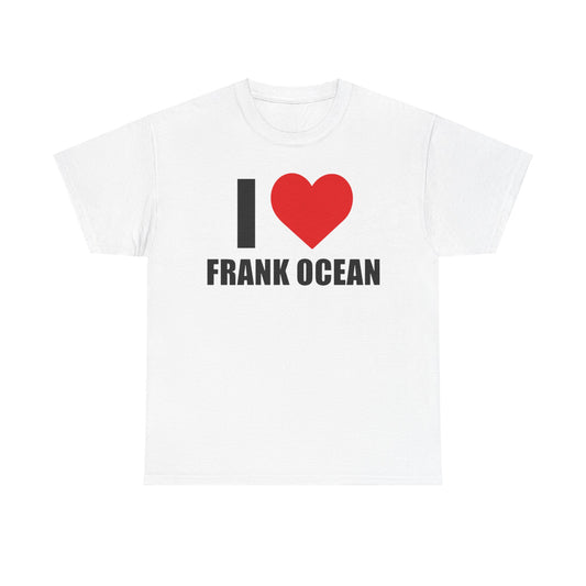 I ❤️ Frank Ocean Graphic Tee Shirt