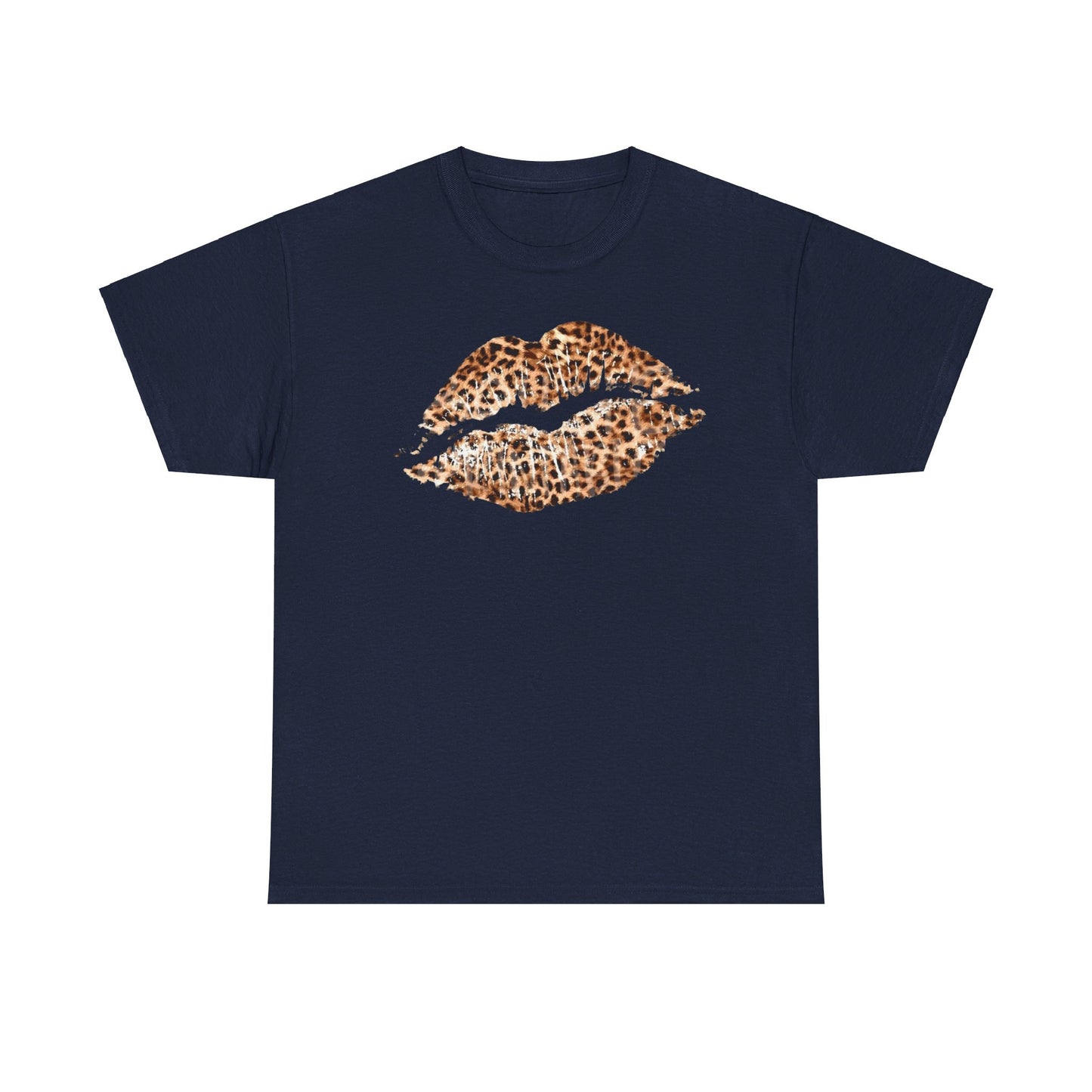 Leopard Lips Graphic Tee Shirt