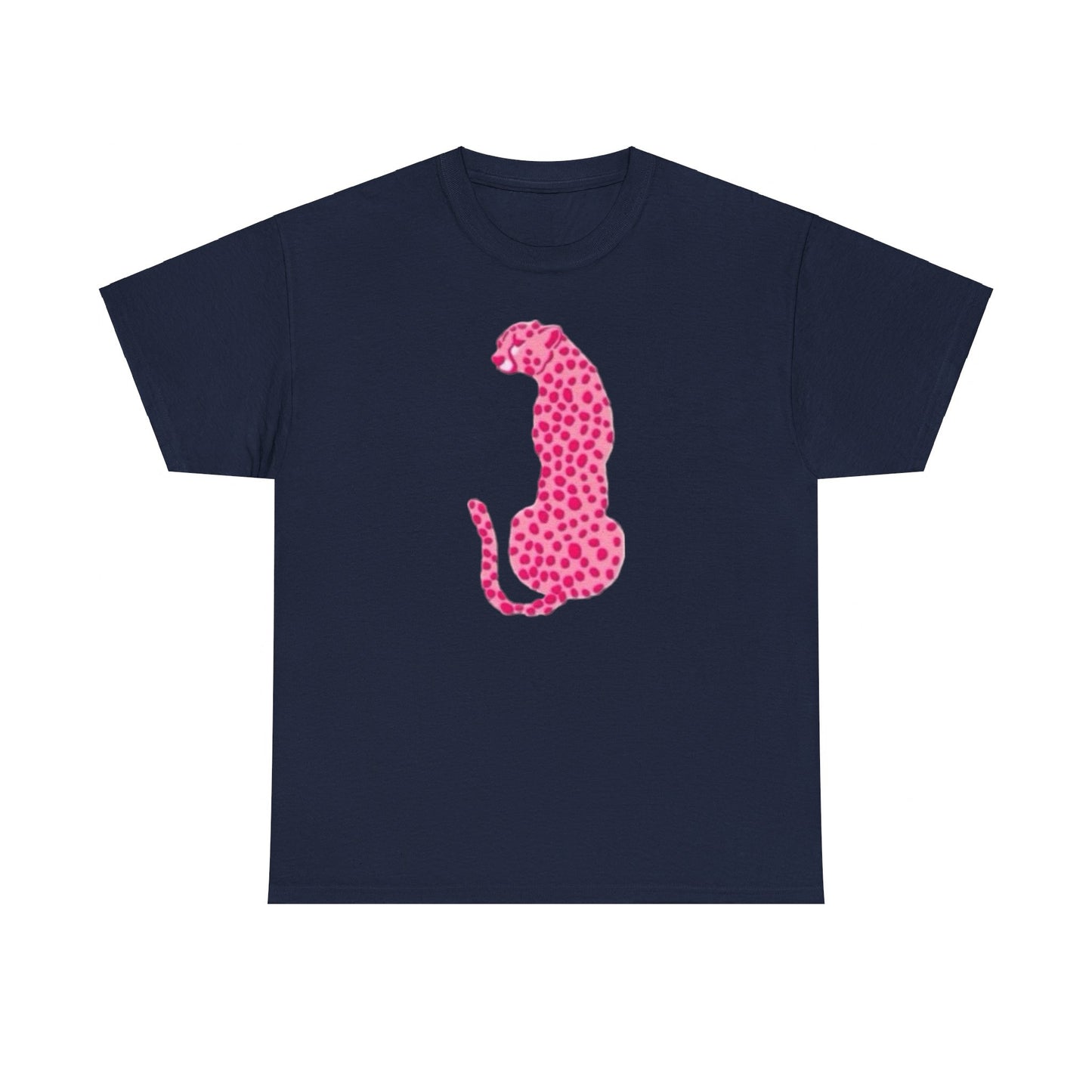 Pink leopard Graphic tee shirt