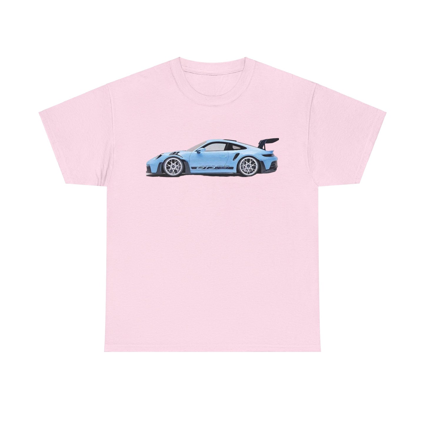 Blue Porsche Graphic Tee Shirt