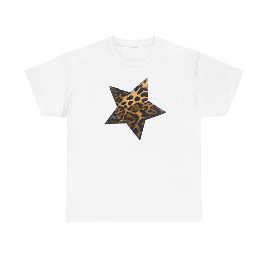 Léopard star Graphic Tee Shirt