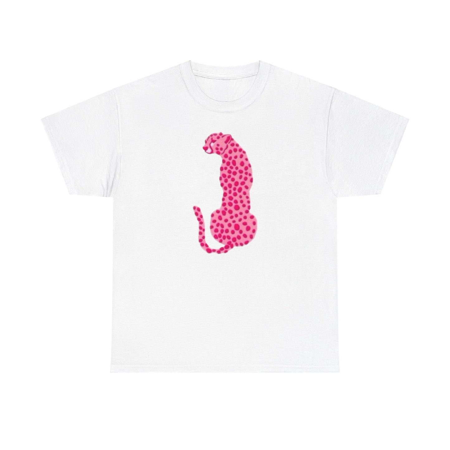 Pink leopard Graphic tee shirt