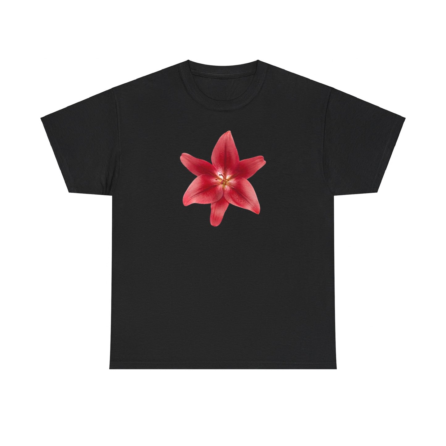 Pink Hawaiian flower Graphic Tee Shirt