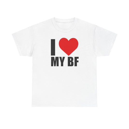 I ❤️ My Boyfriend Graphic Tee Shirt