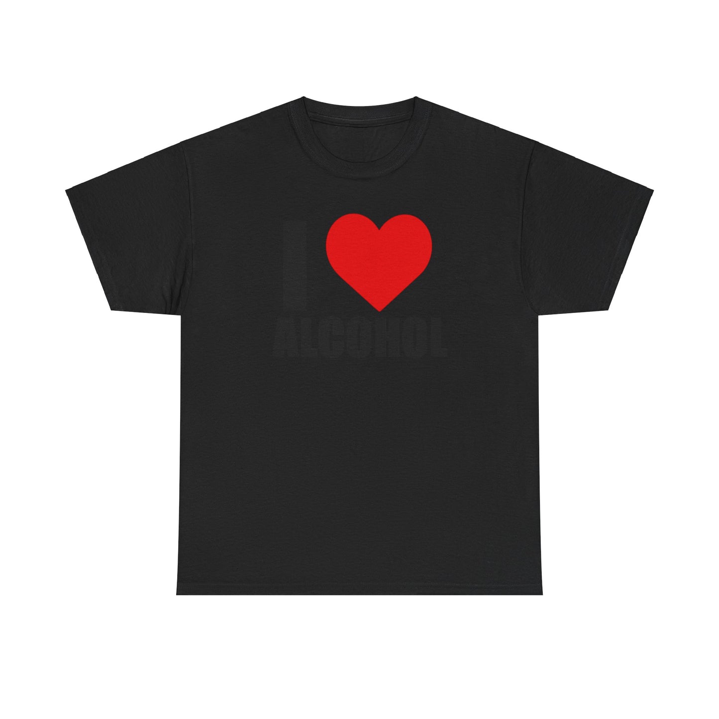 I ❤️ Alcohol Graphic Tee Shirt