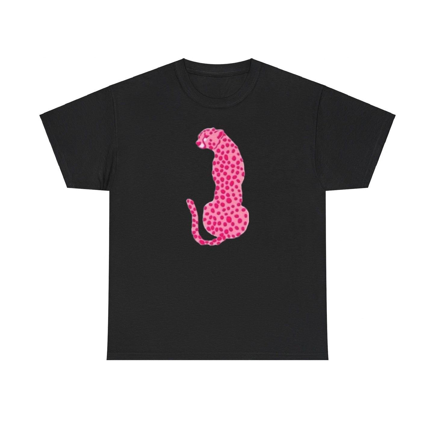 Pink leopard Graphic tee shirt