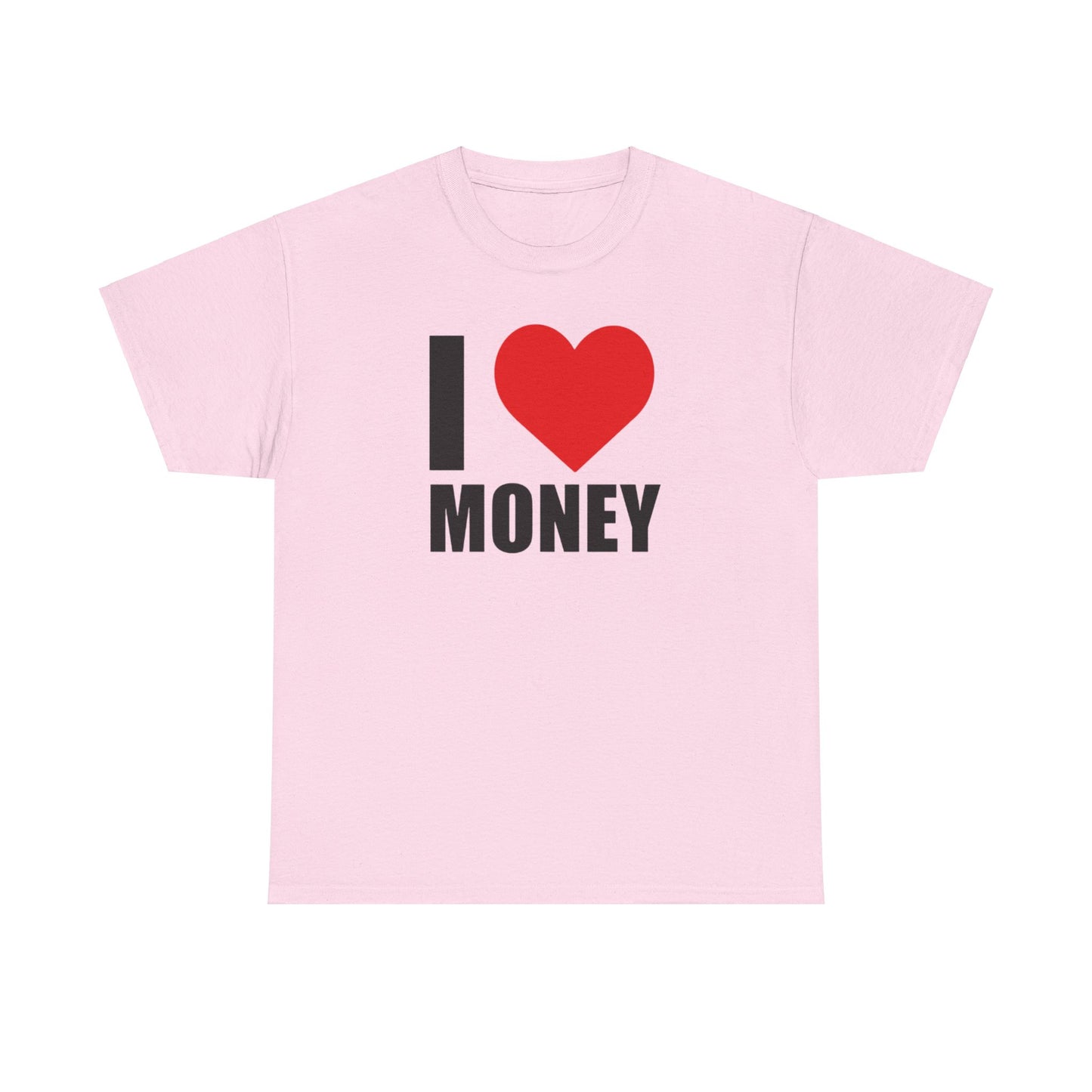 I ❤️ Money Graphic Tee Shirt